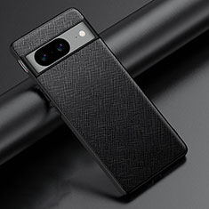 Funda Lujo Cuero Carcasa S06 para Google Pixel 8 5G Negro