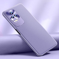 Funda Lujo Cuero Carcasa S06 para Xiaomi Redmi K50 5G Purpura Claro