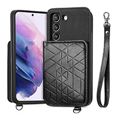 Funda Lujo Cuero Carcasa S08D para Samsung Galaxy S21 Plus 5G Negro