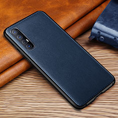 Funda Lujo Cuero Carcasa S10 para Oppo Reno3 Pro Azul