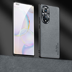 Funda Lujo Cuero Carcasa ST4 para Huawei Nova 9 Pro Gris Oscuro