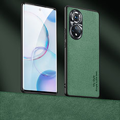 Funda Lujo Cuero Carcasa ST4 para Huawei Nova 9 Verde