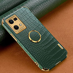 Funda Lujo Cuero Carcasa XD1 para Oppo F21s Pro 4G Verde