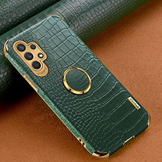 Funda Lujo Cuero Carcasa XD1 para Samsung Galaxy M32 5G Verde