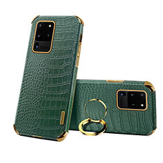 Funda Lujo Cuero Carcasa XD1 para Samsung Galaxy S20 Ultra 5G Verde