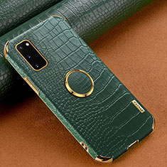 Funda Lujo Cuero Carcasa XD1 para Samsung Galaxy S20 Verde