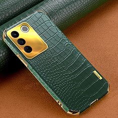 Funda Lujo Cuero Carcasa XD1 para Vivo V27e 5G Verde