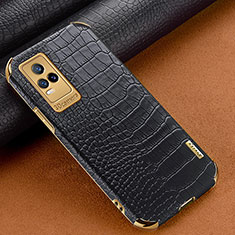 Funda Lujo Cuero Carcasa XD1 para Vivo Y73 (2021) Negro