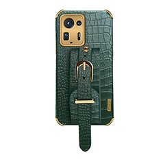 Funda Lujo Cuero Carcasa XD1 para Xiaomi Mi Mix 4 5G Verde