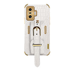 Funda Lujo Cuero Carcasa XD1 para Xiaomi Poco F4 GT 5G Blanco