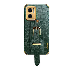 Funda Lujo Cuero Carcasa XD1 para Xiaomi Redmi 10 5G Verde