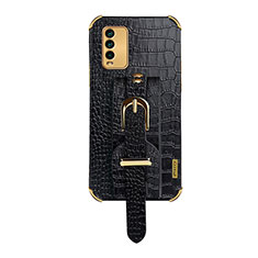 Funda Lujo Cuero Carcasa XD1 para Xiaomi Redmi 9 Power Negro