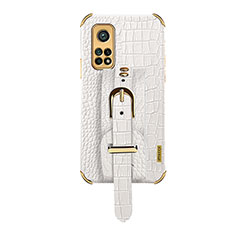 Funda Lujo Cuero Carcasa XD1 para Xiaomi Redmi K30S 5G Blanco