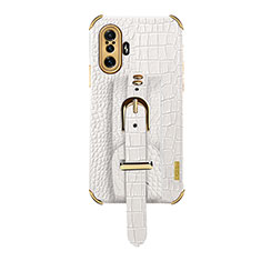 Funda Lujo Cuero Carcasa XD1 para Xiaomi Redmi K40 Gaming 5G Blanco