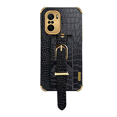 Funda Lujo Cuero Carcasa XD1 para Xiaomi Redmi K40 Pro 5G Negro