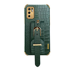 Funda Lujo Cuero Carcasa XD1 para Xiaomi Redmi Note 10T 5G Verde