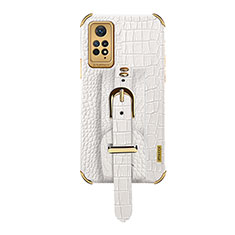 Funda Lujo Cuero Carcasa XD1 para Xiaomi Redmi Note 12 Pro 4G Blanco