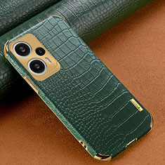 Funda Lujo Cuero Carcasa XD1 para Xiaomi Redmi Note 12 Turbo 5G Verde