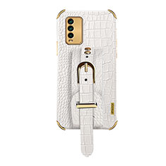 Funda Lujo Cuero Carcasa XD1 para Xiaomi Redmi Note 9 4G Blanco