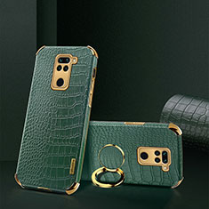 Funda Lujo Cuero Carcasa XD1 para Xiaomi Redmi Note 9 Verde