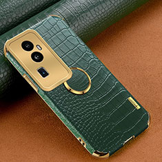 Funda Lujo Cuero Carcasa XD2 para Oppo Reno10 Pro+ Plus 5G Verde