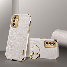 Funda Lujo Cuero Carcasa XD2 para Samsung Galaxy A24 4G Blanco