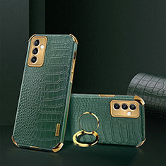 Funda Lujo Cuero Carcasa XD2 para Samsung Galaxy A24 4G Verde