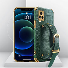 Funda Lujo Cuero Carcasa XD2 para Vivo iQOO 7 Legend 5G Verde