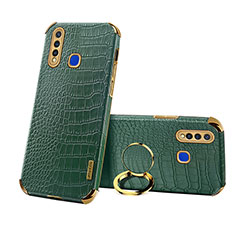 Funda Lujo Cuero Carcasa XD2 para Vivo iQOO U3 4G Verde