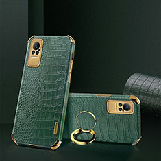 Funda Lujo Cuero Carcasa XD2 para Xiaomi Civi 1S 5G Verde