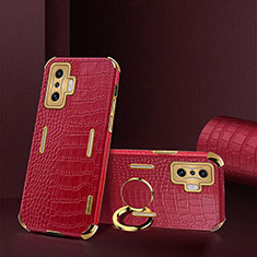 Funda Lujo Cuero Carcasa XD2 para Xiaomi Redmi K50 Gaming AMG F1 5G Rojo