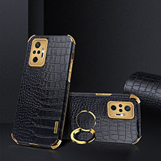 Funda Lujo Cuero Carcasa XD2 para Xiaomi Redmi Note 10 Pro 4G Negro