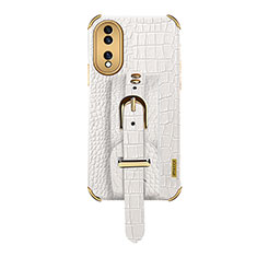 Funda Lujo Cuero Carcasa XD3 para Huawei Honor 70 5G Blanco