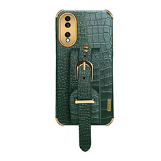 Funda Lujo Cuero Carcasa XD3 para Huawei Honor 70 5G Verde