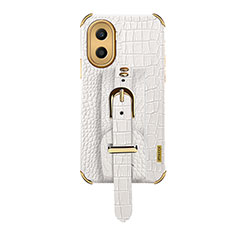 Funda Lujo Cuero Carcasa XD3 para Huawei Honor X40i 5G Blanco