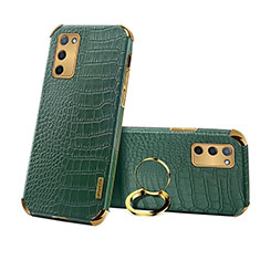 Funda Lujo Cuero Carcasa XD3 para Oppo A53s 5G Verde