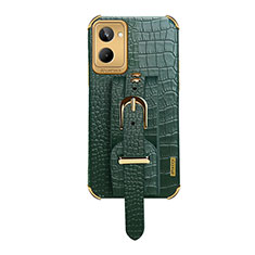 Funda Lujo Cuero Carcasa XD3 para Realme 10 4G Verde