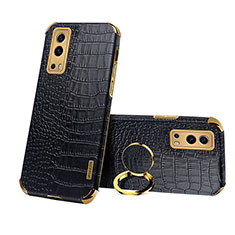 Funda Lujo Cuero Carcasa XD3 para Vivo iQOO Z3 5G Negro