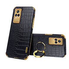 Funda Lujo Cuero Carcasa XD3 para Vivo V21e 4G Negro