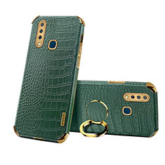 Funda Lujo Cuero Carcasa XD3 para Vivo Y15 Verde