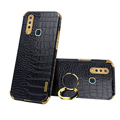 Funda Lujo Cuero Carcasa XD3 para Vivo Y17 Negro