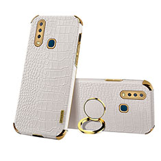 Funda Lujo Cuero Carcasa XD3 para Vivo Y3 Blanco