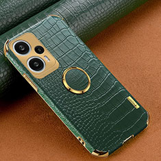 Funda Lujo Cuero Carcasa XD3 para Xiaomi Poco F5 5G Verde