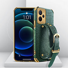 Funda Lujo Cuero Carcasa XD4 para Realme 10T 5G Verde