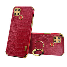 Funda Lujo Cuero Carcasa XD4 para Realme 7i RMX2193 Rojo