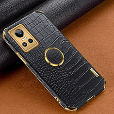 Funda Lujo Cuero Carcasa XD4 para Realme GT Neo3 5G Negro