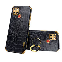 Funda Lujo Cuero Carcasa XD4 para Realme Narzo 30A Negro