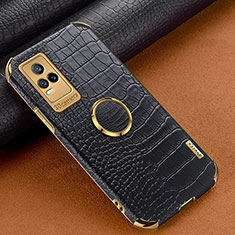 Funda Lujo Cuero Carcasa XD4 para Vivo Y73 (2021) Negro