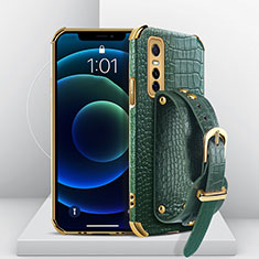 Funda Lujo Cuero Carcasa XD4 para Vivo Y73s 5G Verde