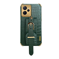 Funda Lujo Cuero Carcasa XD5 para Realme 10T 5G Verde